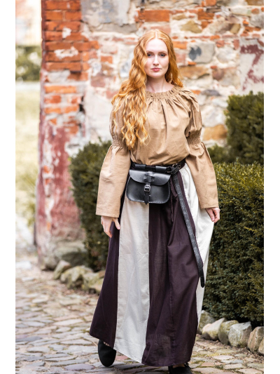 Trollfelsen Leonardo Carbone Mittelalter Gewandung Ritter Wikinger Magd Maid Rock Dana Dunkelbraun Natur _5_